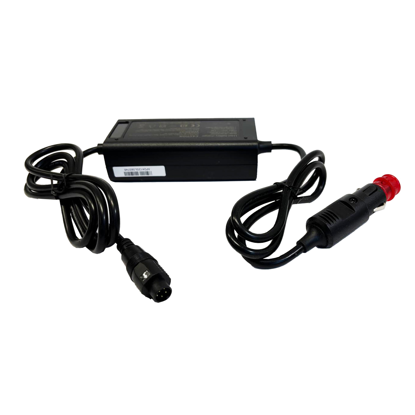Enerpower 12V-24V DC-DC Ladegerät 42V 2A für Fischer ECU 1601, ECU 1602, ECU 1603 (5-Pins Rund)  