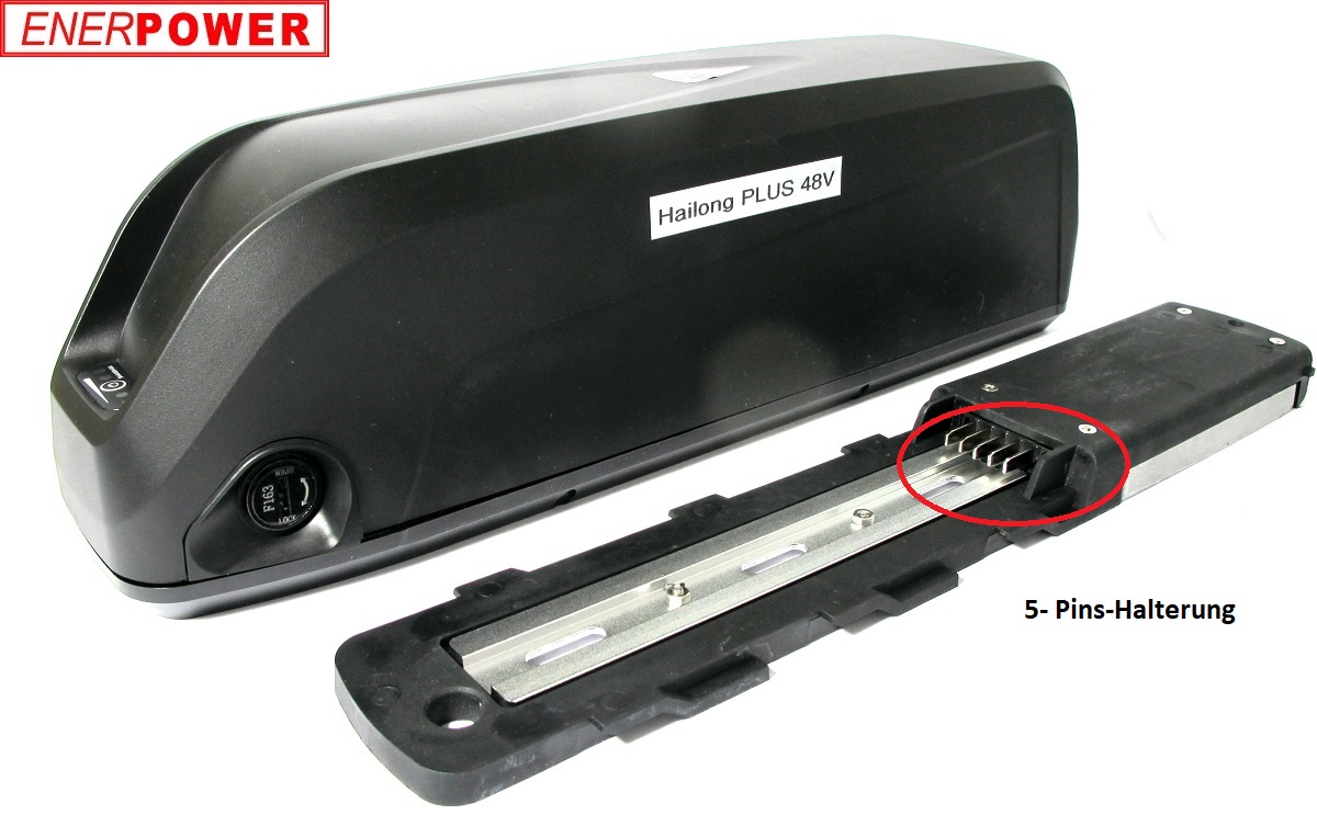 HaiLong PLUS Rahmenakku Li-Ion 48V 16Ah (765Wh) - ohne Halterung