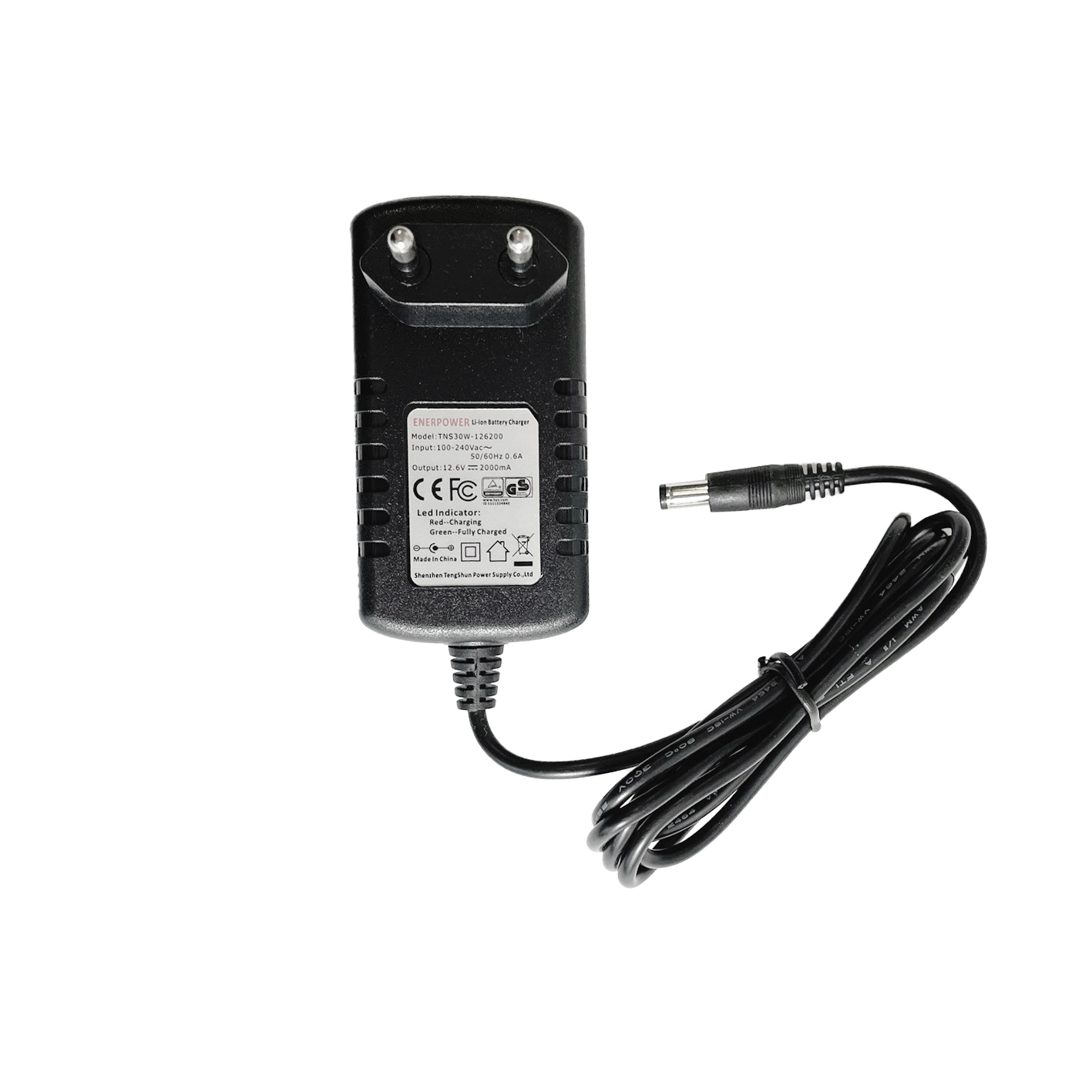2A Ladegerät 3S 12,6V für Li-Ion-Akkus 10,8V-11,1V 2A Wall 