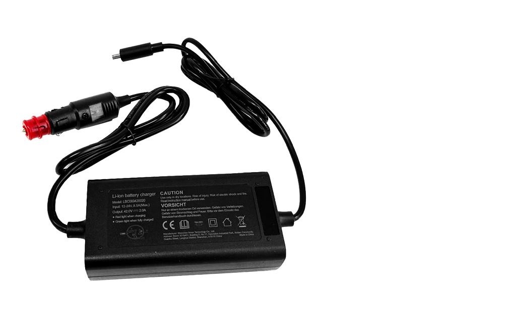 Fuyuang 12V-24V Ladegerät (42V) für Akkus Li-Ion 36V 2A