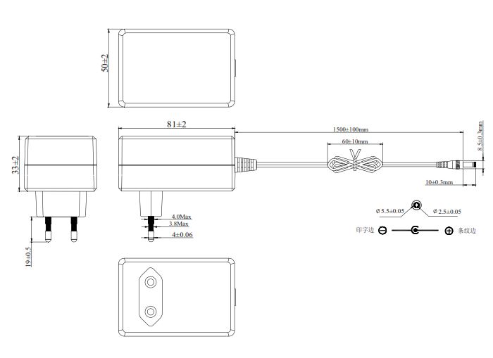 Netzteil 12V AC-DC 3A Ausgang (36W) 5.5 x 2,5 mm EU (GS) für AVM FRITZBox 4060 / 5490 / 5491