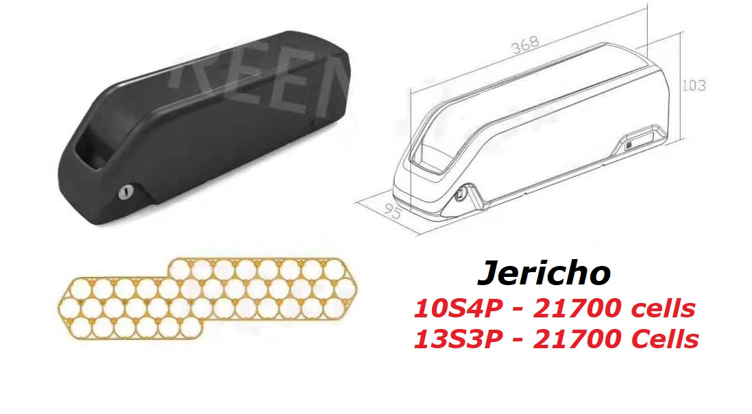 Enerpower Jericho Frame 48V 15Ah (720Wh) BMS 20A - LB