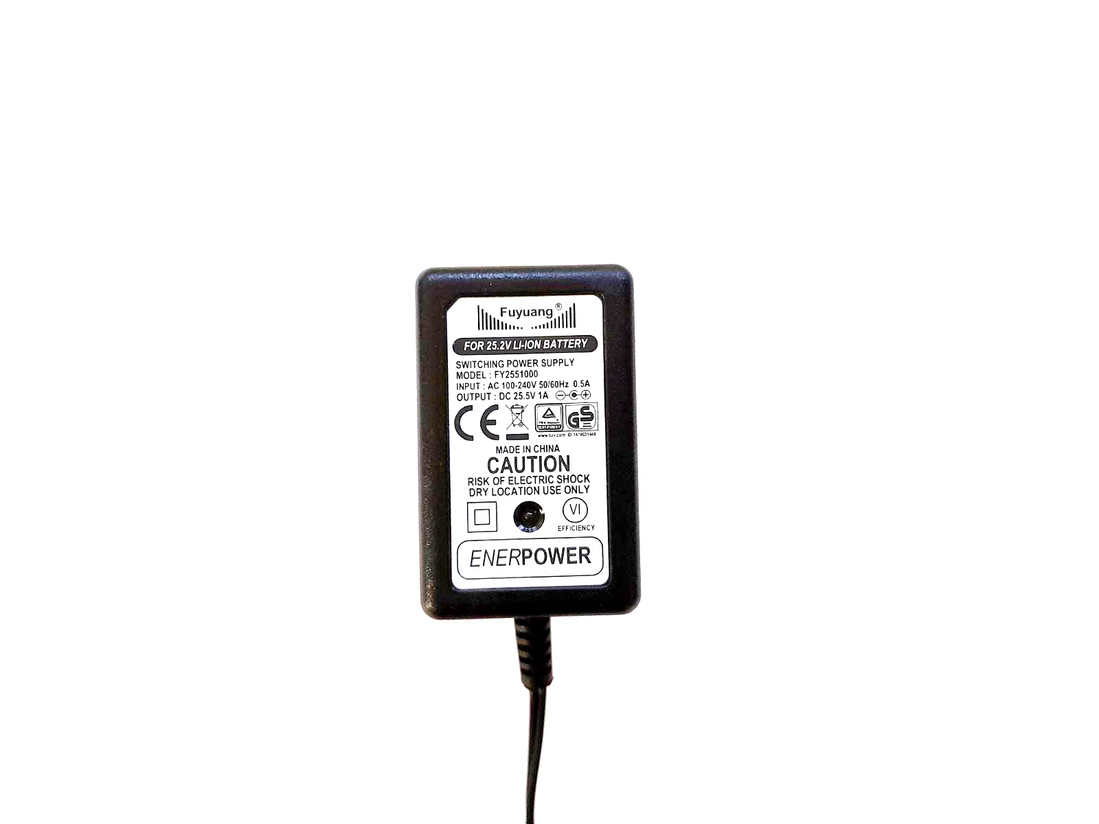 1A ENERpower 6S Ladegerät für Li-Ion-Akkus 21,6V-22,2V DC 
