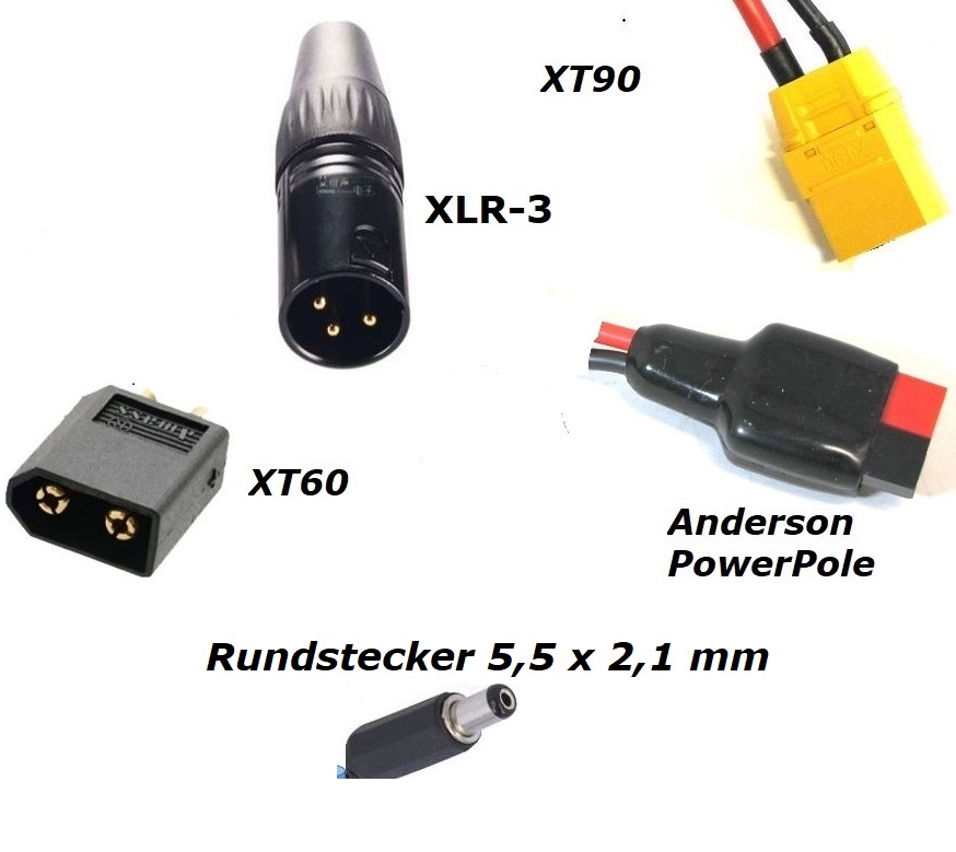 Enerpower Ladegerät 53,3V Cycle Life 5A (275 Watt) XLR-3 