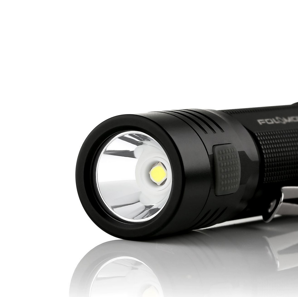 ENERpower Folomov EDC-C4 flashlight 1200L + battery + bicycle bracket