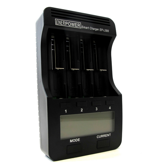 ENERpower EP-L500 1-4 Mikroprozessor-Ladegerät Li-Ion / Ni-mh / Ni-Cd