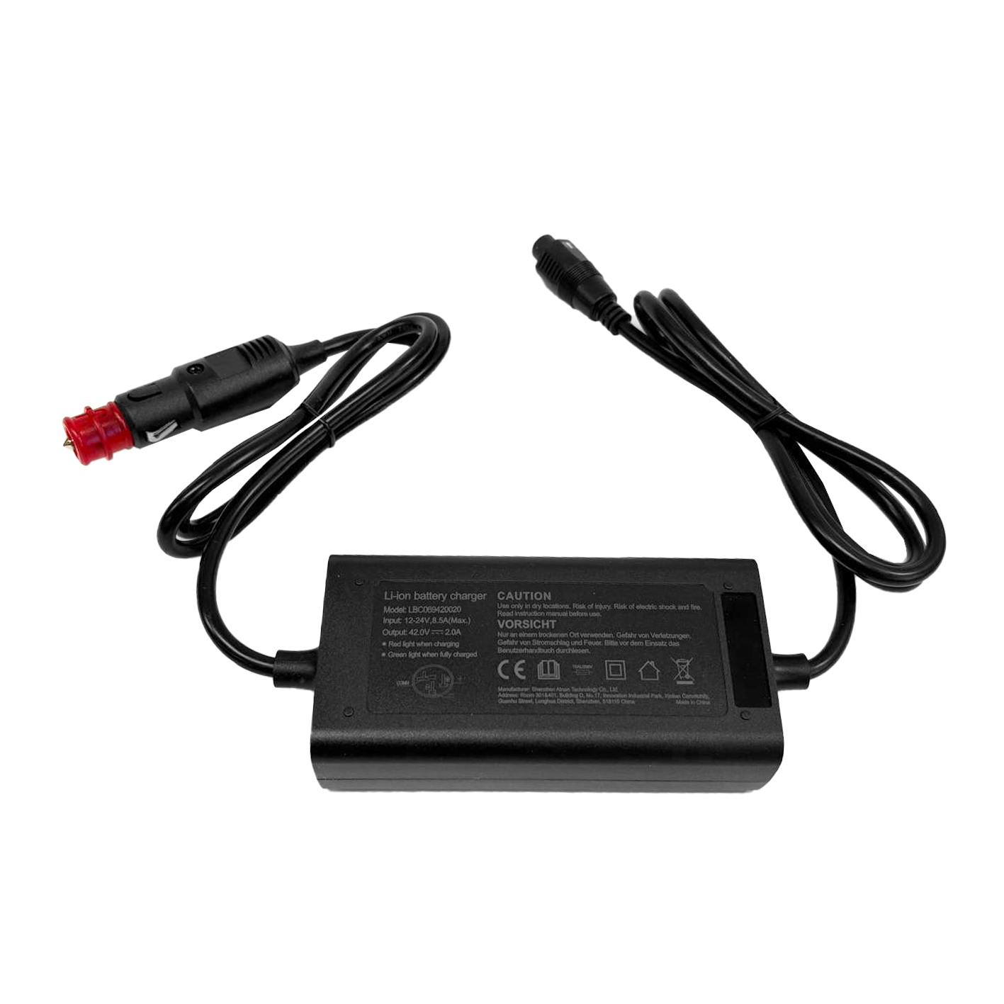 Enerpower 12V-24V DC-DC Ladegerät 42V 2A für für Batavus E-go Genova, Allegro, Monaco (5-Pins Rund)