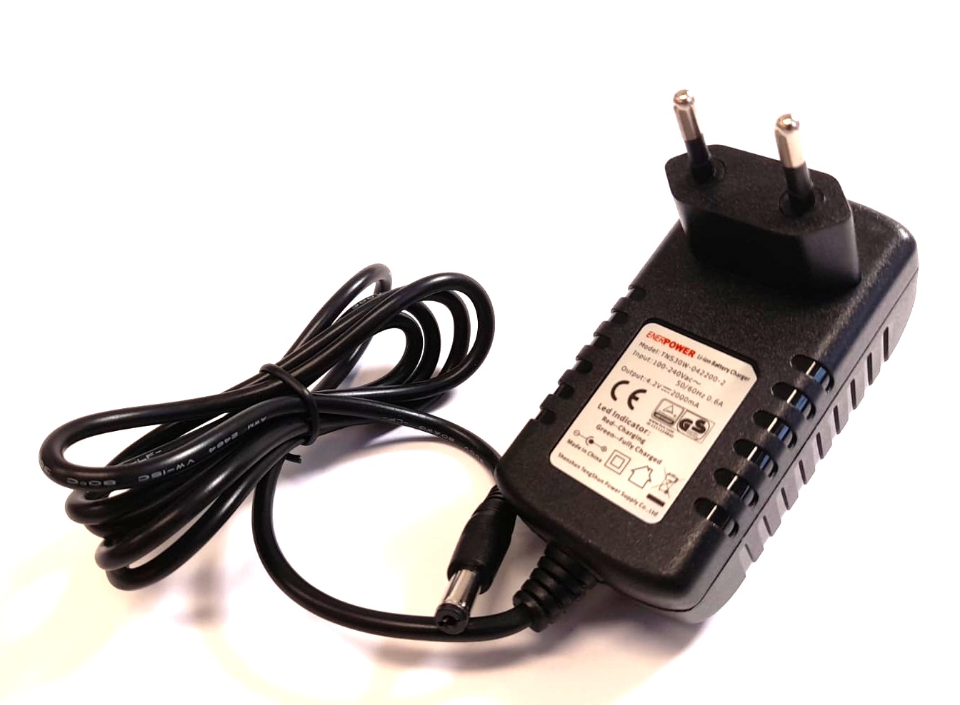  1S Charger for Li-Ion Batteries 3.6V-3.7V 2A DC