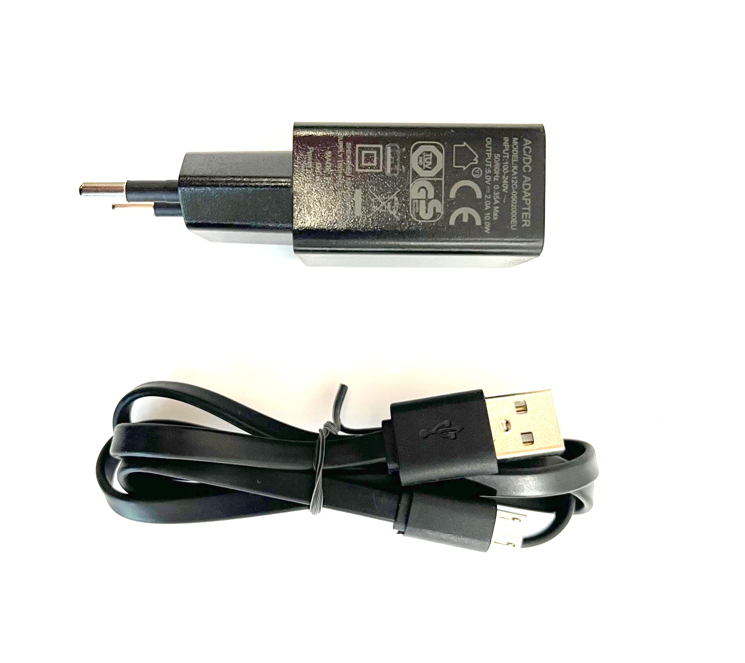 ENERpower EP-5W 5V 2A Schwarz 10W USB (GS) Mikro USB für Beats Solo2 / Solo3 / Studio3 