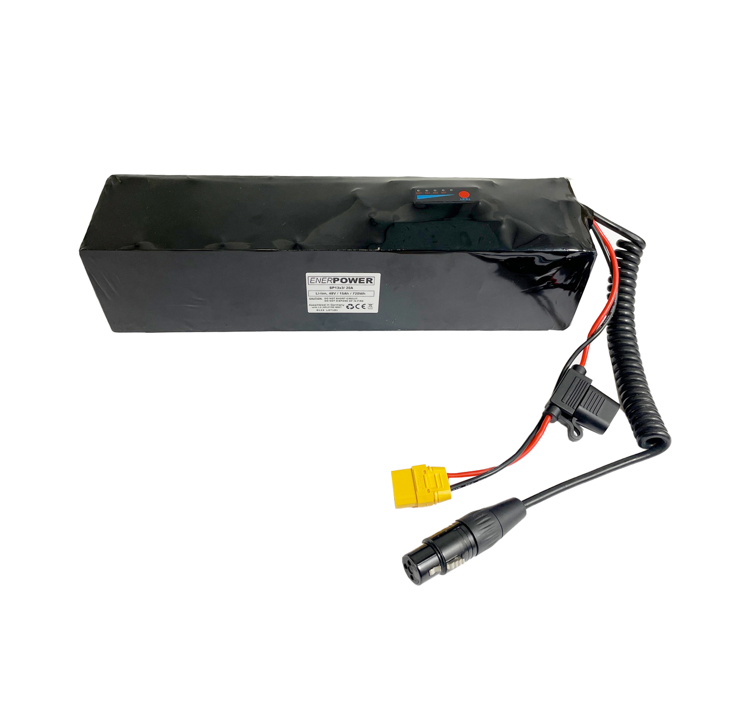 Softpack Akku 48V 15Ah 50E 13S3P  (720Wh)