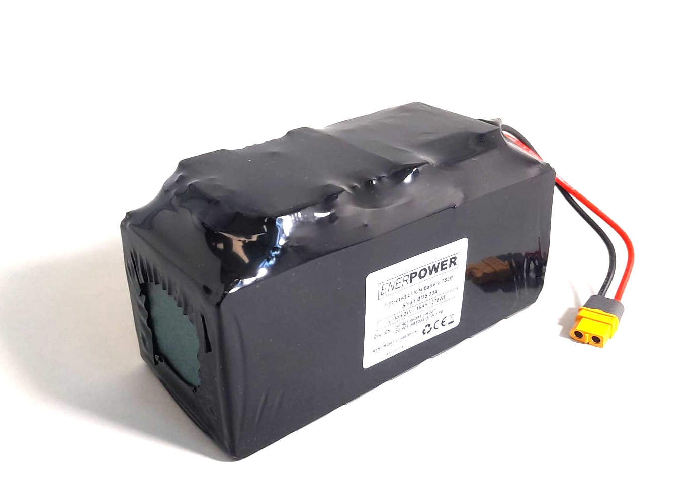 Softpack-Akku 24V 15Ah Smart BMS 30A XLR-3 mit 50S (360Wh) XT-60