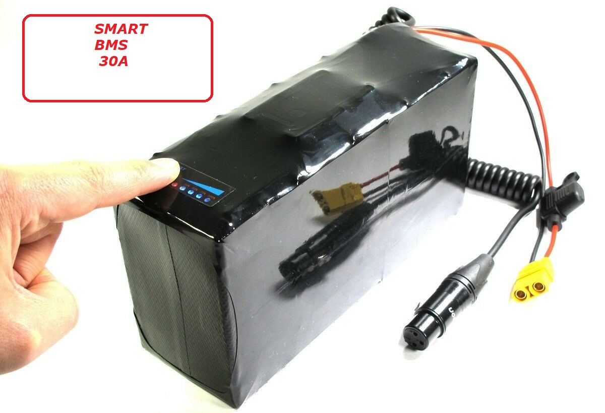 Softpack-Akku 36V 40Ah BMS 30A XLR-3 mit M50T 1080 Watt