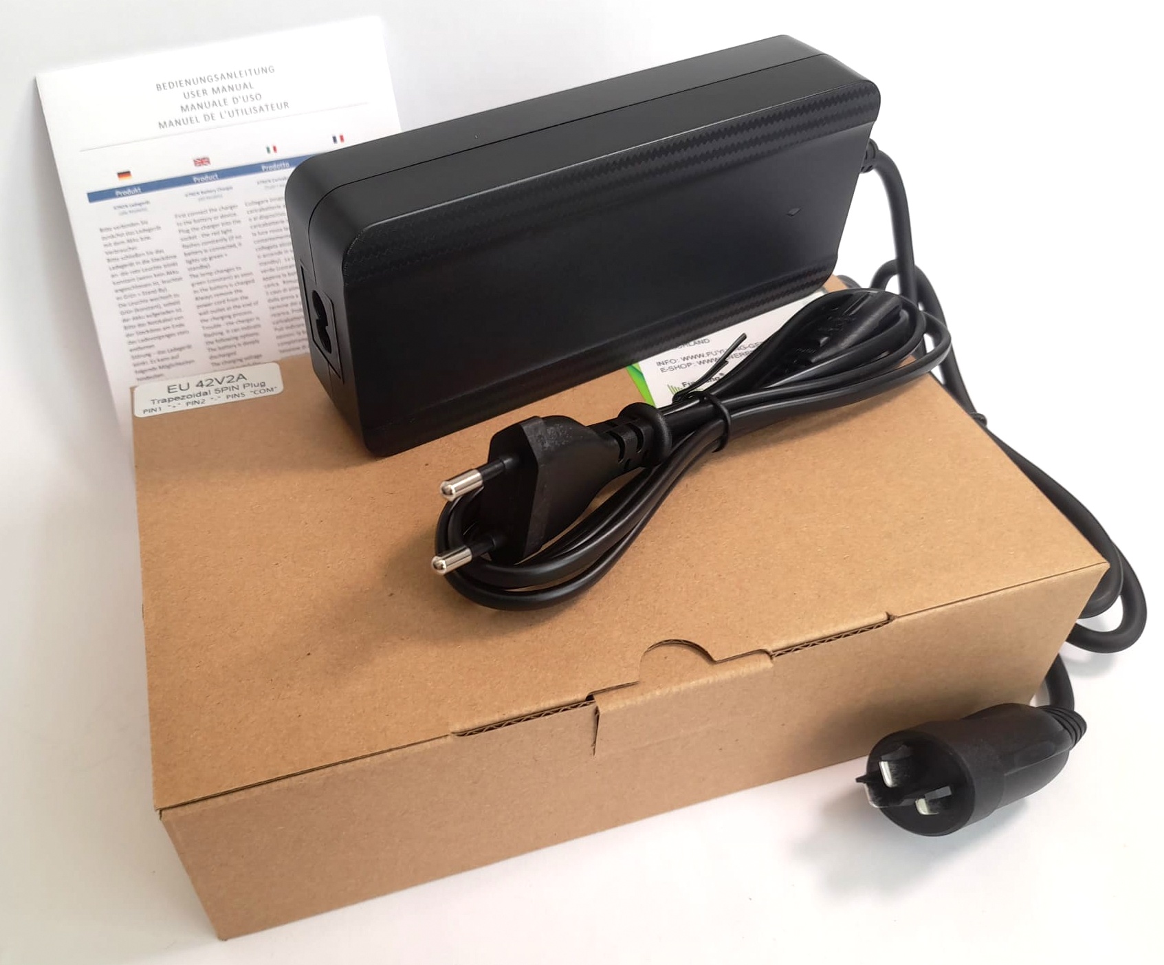 Enerpower Bosch Ladegerät 42V 2A für i:SY Skyfly (E5 , S10) / Kompakt S8 / XXL E5 