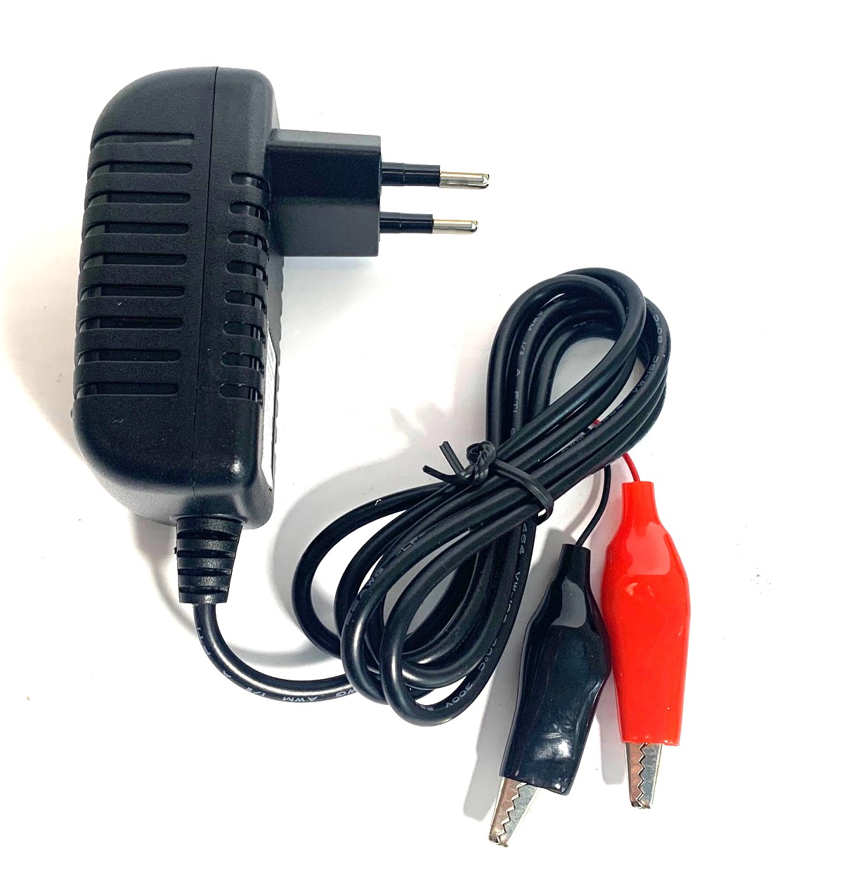 1A Ladegerät für Bleiakkus 6V (AGM / GEL / SLA / VRLA) Krokodile