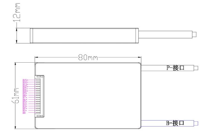 DALY BMS 13S 30A for Li-Ion Akkus 48V 
