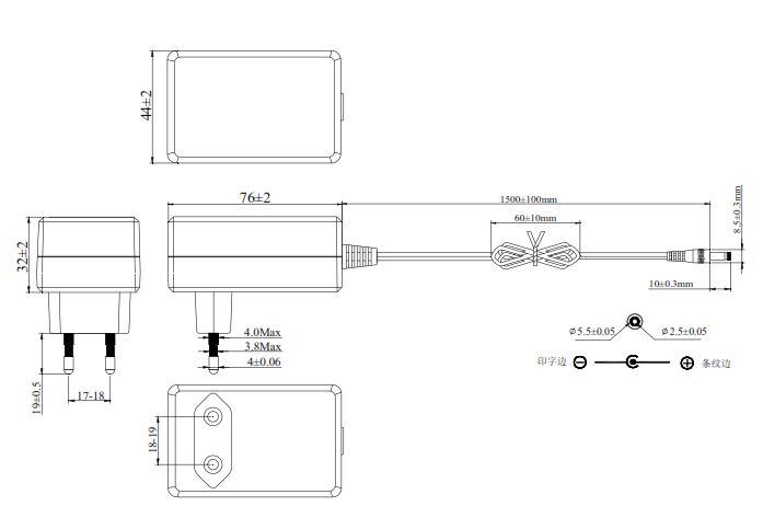 AVM FRITZ!Repeater 3000 AX Netzteil 12V AC-DC 2A Ausgang (24W) 5.5 x 2,5 mm EU (GS)   