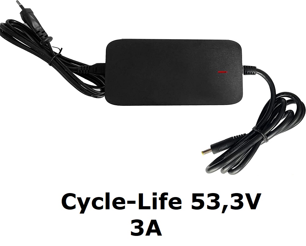 Charger 53.3V 3A Cycle-Life 165 Watt