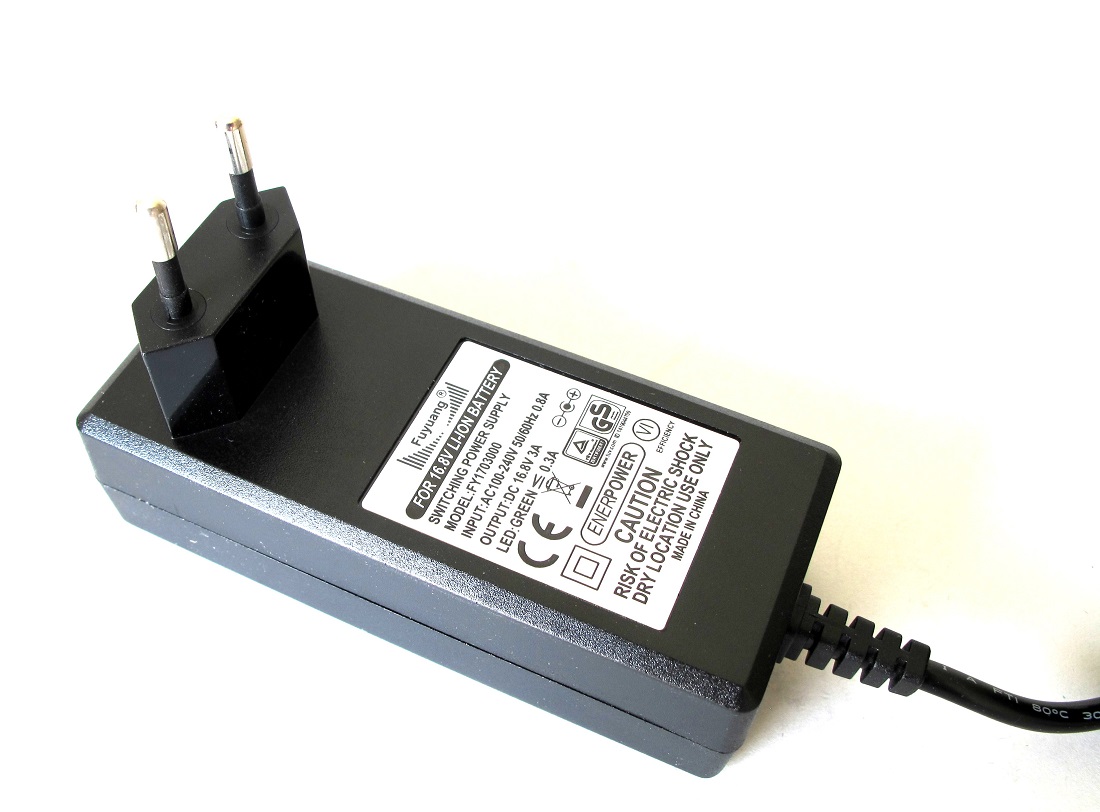 3A Ladegerät 4S für Li-Ion-Akkus 14,4V-14,8V DC Wall
