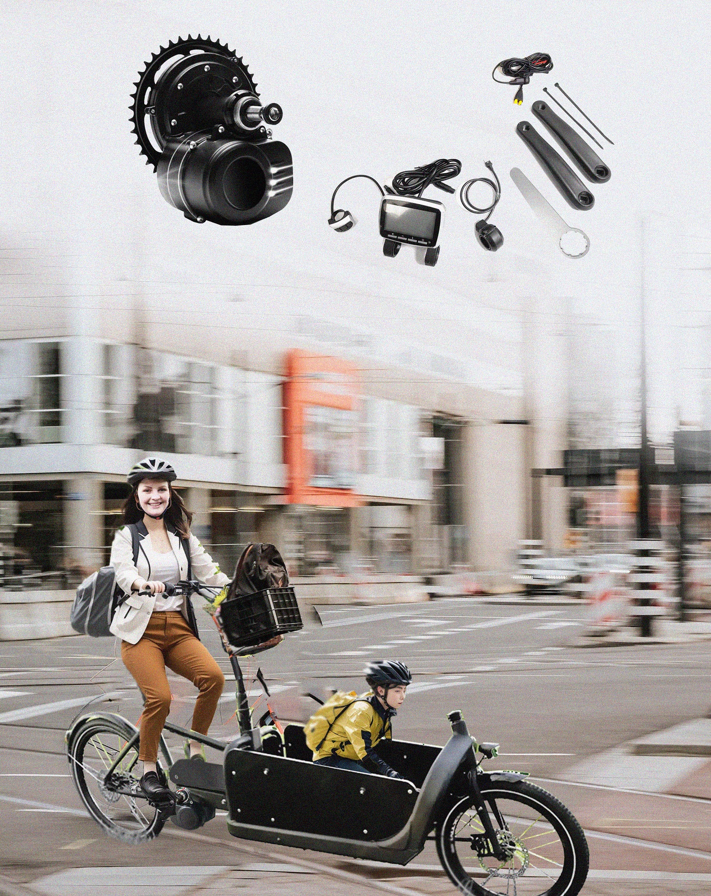 Freilauf - Tongsheng TSDZ2B 48V 250W Mittelmotor Cargo Version 2023 8-Pins Version
