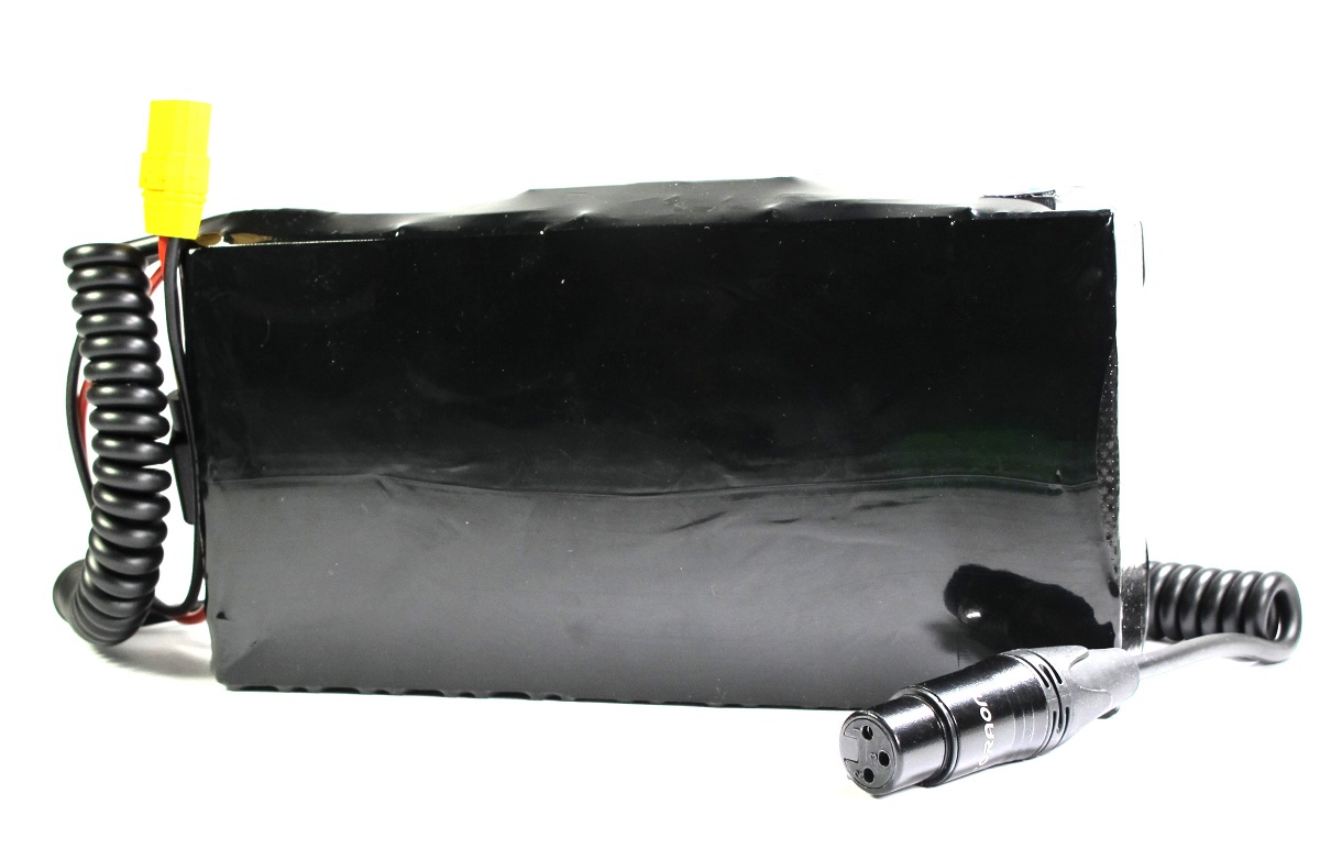 Softpack-Akku 48V 25Ah BMS 30A XLR-3  Rechteckig (1440 Watt)