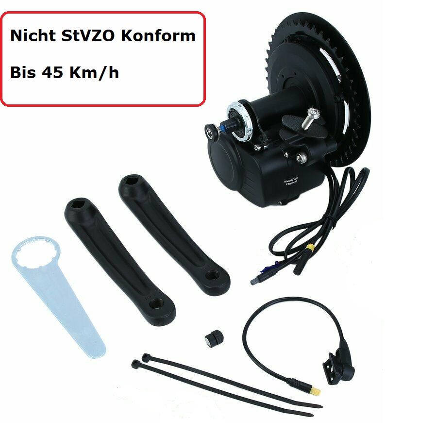 Freilauf - Tongsheng TSDZ2B 36V 250W Mittelmotor (Edition 2023)  Nicht StVZO Konform!!!